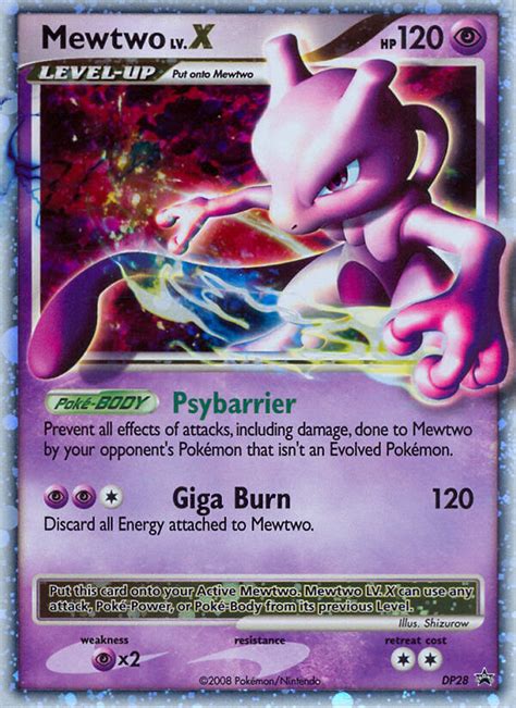 Mewtwo level x card